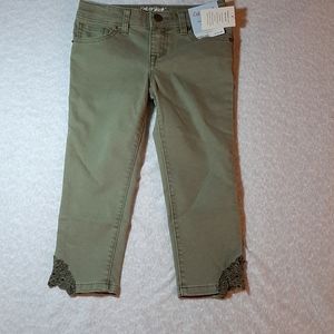 Cat & Jack light green jeans.